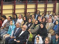 حاضران در مراسم اهدای جوايز