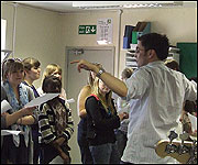 Stantonbury Campus students rehearse