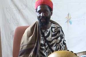 Nhamburo teaches young people to play African instruments