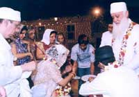 A Parsi wedding ceremony