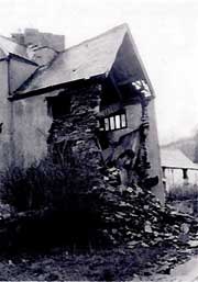 The tower in March, 1975