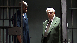 Steve Harris and Charles Durning in Death & Taxes