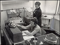 Jack Thompson and Jane Griffiths at work