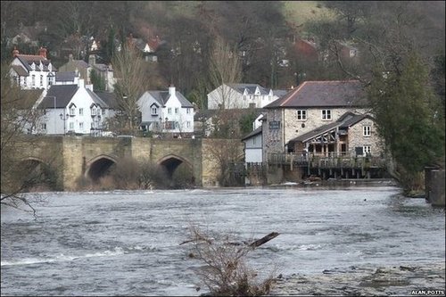 The Dee at Llangollen, by Alan Potts