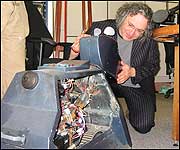 Big George takes a peek inside K9.