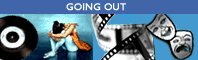 Going out graphic