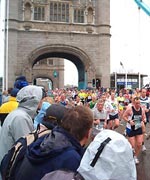 Spectators at Tower Bridge