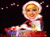 Clementine as a santa baby