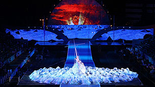 The Special Olympics opening ceremony