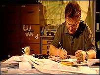 Chris Donald at work