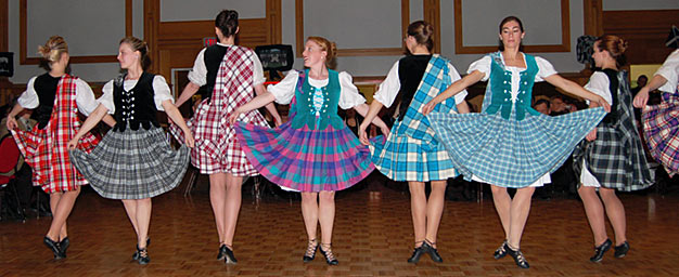 Highland dancers