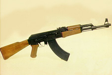 A Kalashnikov assault rifle