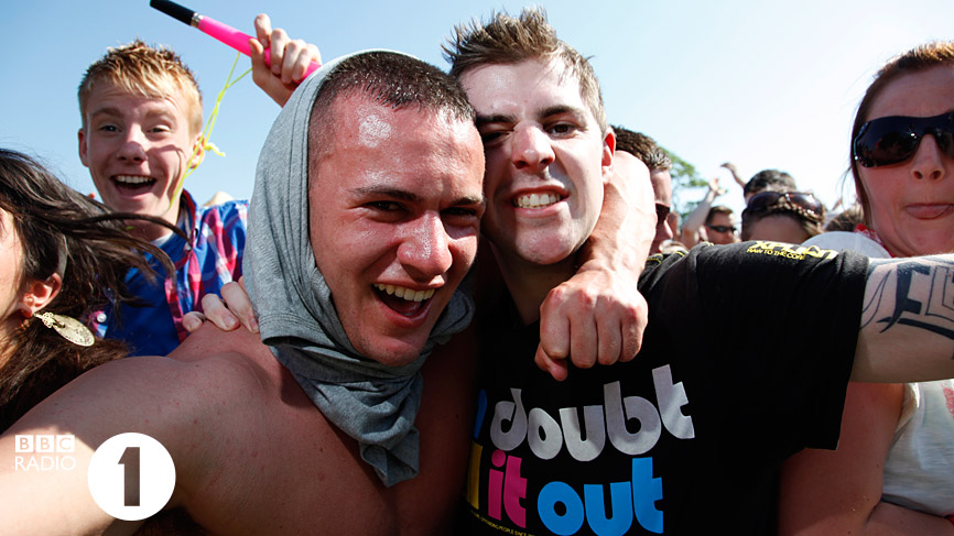 Photos of the Radio 1's Big Weekend audience on Sunday