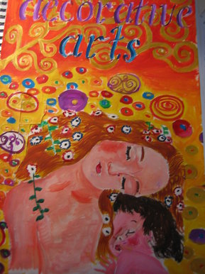 Decorative Arts - a GCSE porfolio cover