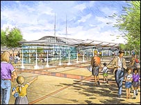 Artist's impression: Bilston Urban Village detail