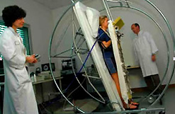 Operational tilt test. MEDES Space Clinic. (Image: ESA M. Specht)