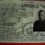Taduesz Boron - Allied Military Identity Card