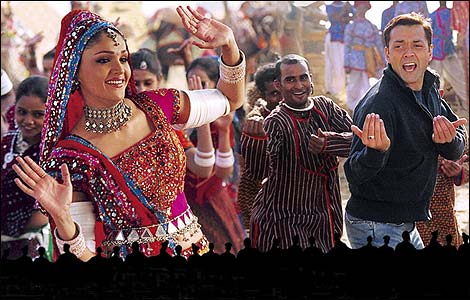 Sandali Sinha and Bobby Deol 