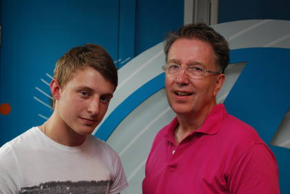 Tom with Jacob Plant