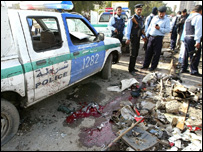 دھماکے کے بعد کی تصویر