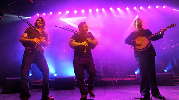 The Treacherous Orchestra live at the ABC, Glasgow. Photo by Louis Decarlo.