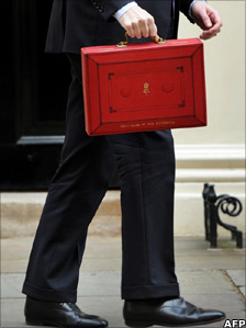 George Osborne and the Budget box