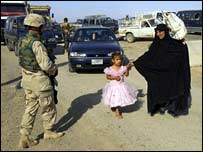 ıraklı siviller ve ABD askeri