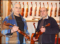 Dave and Francois of Moseley Violins