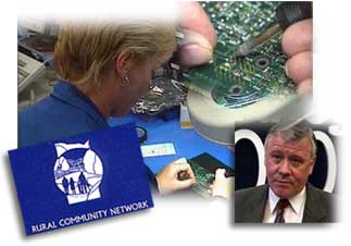 Montage of images relating to Economy