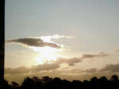 Sunseting with the cloud