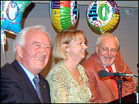 Bob Jackson, Mea Webb and Jack Shaw