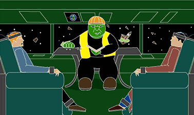 Captain's Quarters - by Andrew Geddes