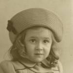 Me (Diane Hazelwood), Dec 1941, Worcester House, Kennington Road, Lambeth — this picture was sent to my cousin Charley.
