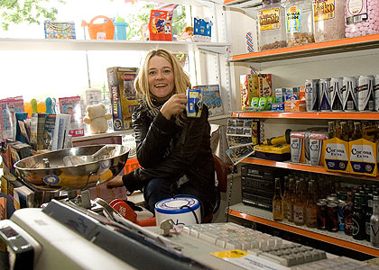 On the set of Hollyoaks