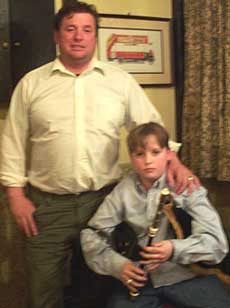 Mikey Doran (sitting)