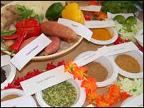 Indian food and spices