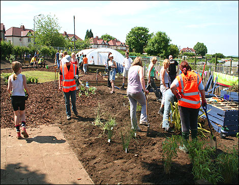 Mexborough Allotments makeover