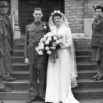Hilda on her wedding day in 1943.