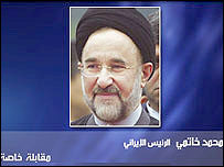 محمد خاتمی - از شبکه تلويزيونی العربيه