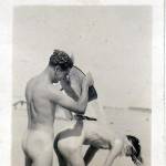 Bath time for Pete and Ted