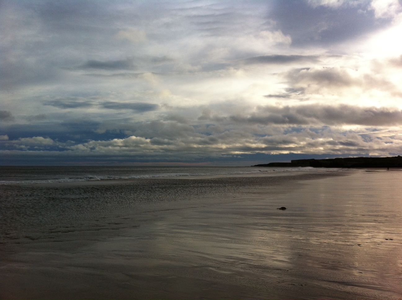 a sandy beach