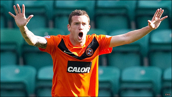 Dundee United midfielder Danny Swanson