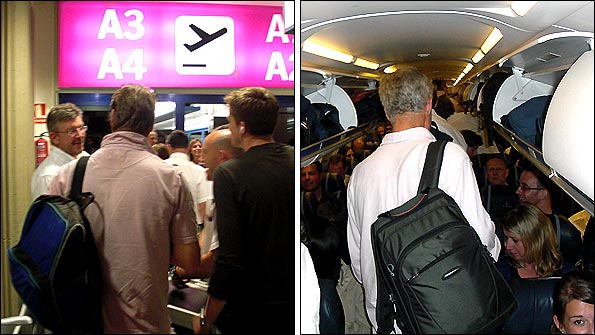 Myself and F1 editor Mark chat to Ross Brawn - The somewhat cramped plane back to London!