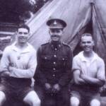 Happy smiles from John and two friends