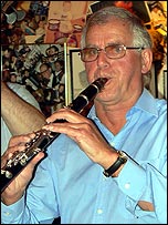 Clarinet player Eric Newton