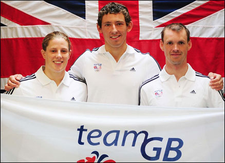 Left-right: Fiona Pennie, David Florence and Campbell Walsh