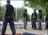 Nijerya'da çatışma sonrası görüntü