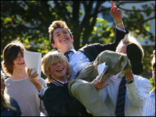 Happy, optimistic young boys