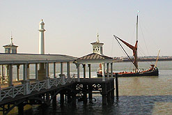 lolo Brook's sailing barge, 'Adieu'