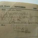 Cub Scout diary 1939